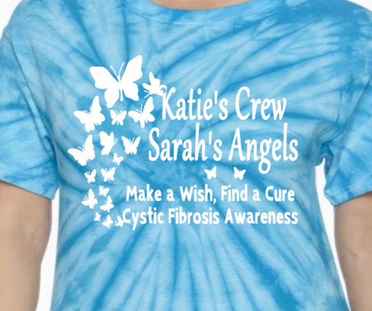 Katie's Crew Sarah's Angels Tee Infant to Adults